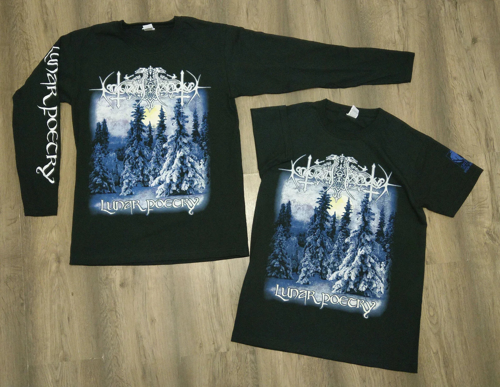 NOKTURNAL MORTUM - Lunar Poetry (T-Shirt / Longsleeve) Gildan Unisex T-shirt, Sweatshirt, Hoodie, Long Sleeve Tee - T-Shirt, Sweatshirt, Hoodie