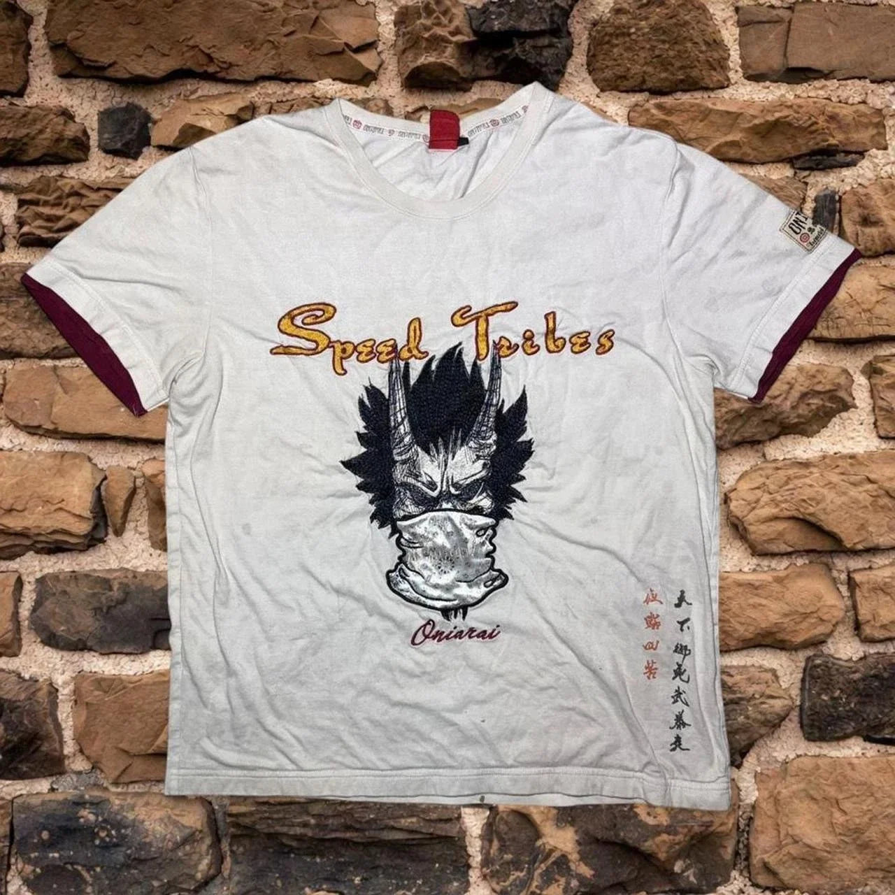 Vintage Y2K Oniarai Speed Tribes Limited Collection Mens Size L RARE Streetwear Unisex T-shirt, Sweatshirt, Hoodie, Long Sleeve Tee - T-Shirt, Sweatshirt, Hoodie