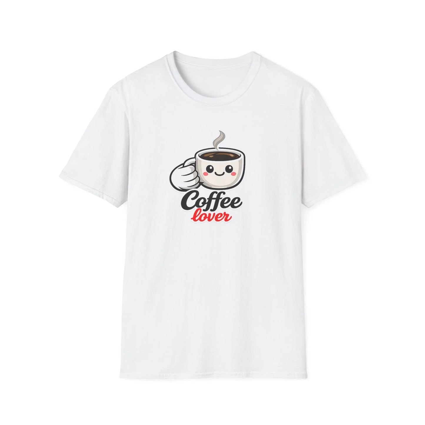 Cute Kawaii Coffee Cup T-Shirt | Coffee Lover Tee (Unisex) Unisex T-shirt, Sweatshirt, Hoodie, Long Sleeve Tee - T-Shirt, Sweatshirt, Hoodie