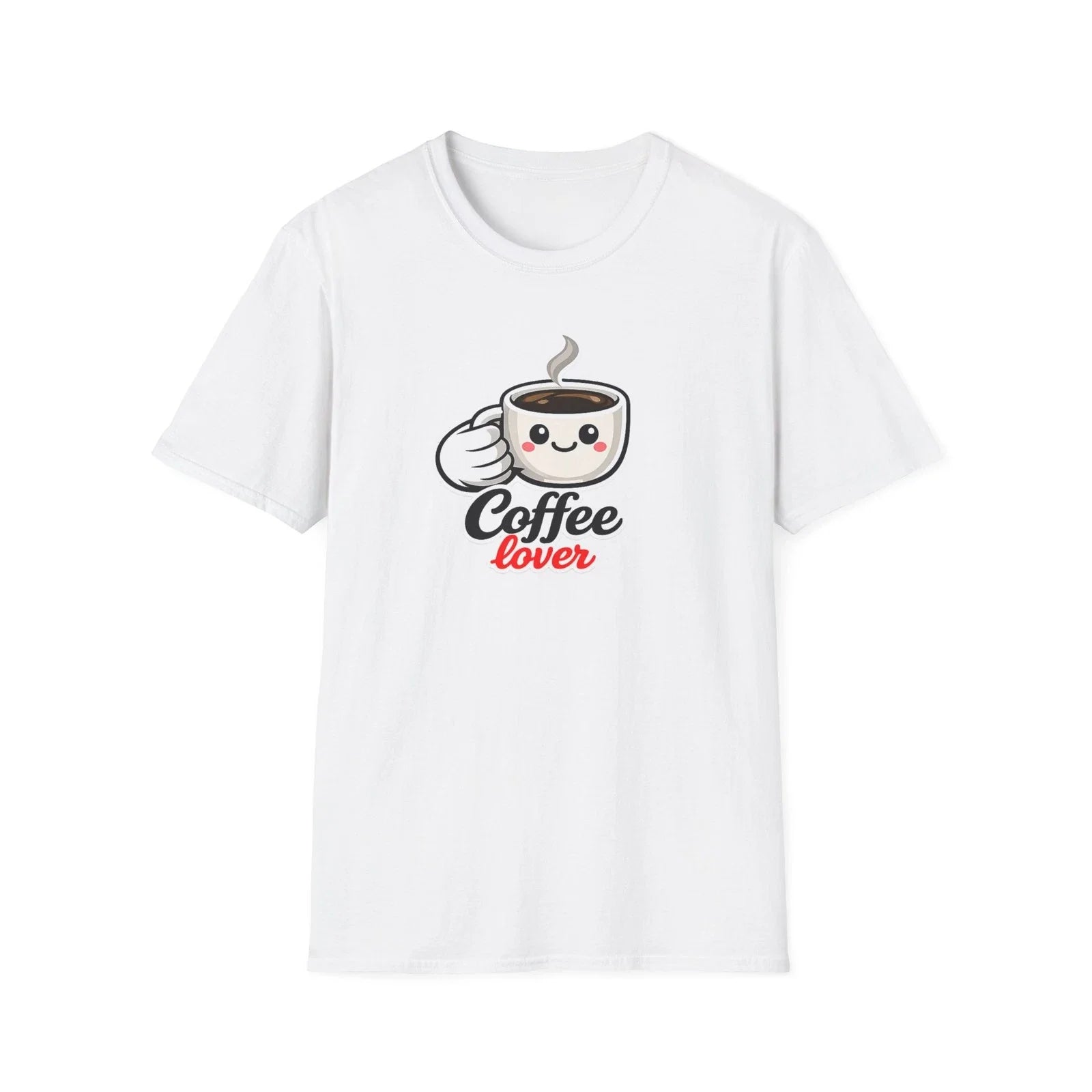 Cute Kawaii Coffee Cup T-Shirt | Coffee Lover Tee (Unisex) Unisex T-shirt, Sweatshirt, Hoodie, Long Sleeve Tee - T-Shirt, Sweatshirt, Hoodie