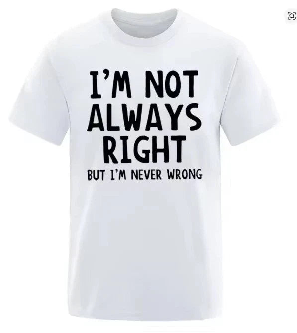 Mens Funny Meme T-Shirt Sarcastic I May Be Wrong But I Doubt It Graphic Tee Unisex T-shirt, Sweatshirt, Hoodie, Long Sleeve Tee - T-Shirt, Sweatshirt, Hoodie