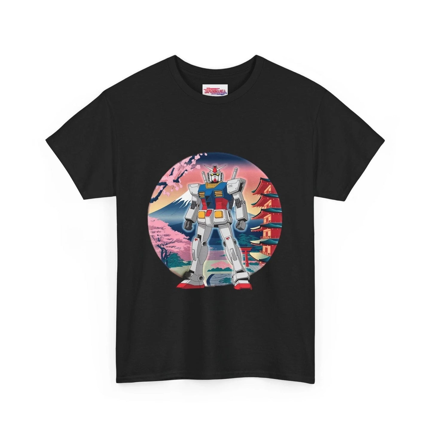 Gundam Anime Sakura Fuji T-Shirt Unisex T-shirt, Sweatshirt, Hoodie, Long Sleeve Tee - T-Shirt, Sweatshirt, Hoodie