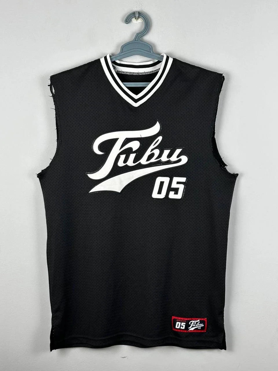 Vintage 00s Fubu Sleeveless Hip Hop Vest Jersey Size M Unisex T-shirt, Sweatshirt, Hoodie, Long Sleeve Tee - T-Shirt, Sweatshirt, Hoodie