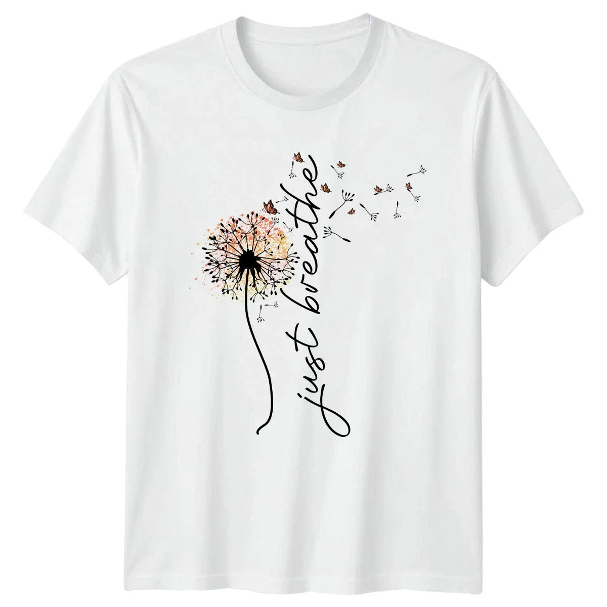 Just Breathe Womens T-Shirt Mental Health Awareness Birthday Gift For Her Unisex T-shirt, Sweatshirt, Hoodie, Long Sleeve Tee - T-Shirt, Sweatshirt, Hoodie