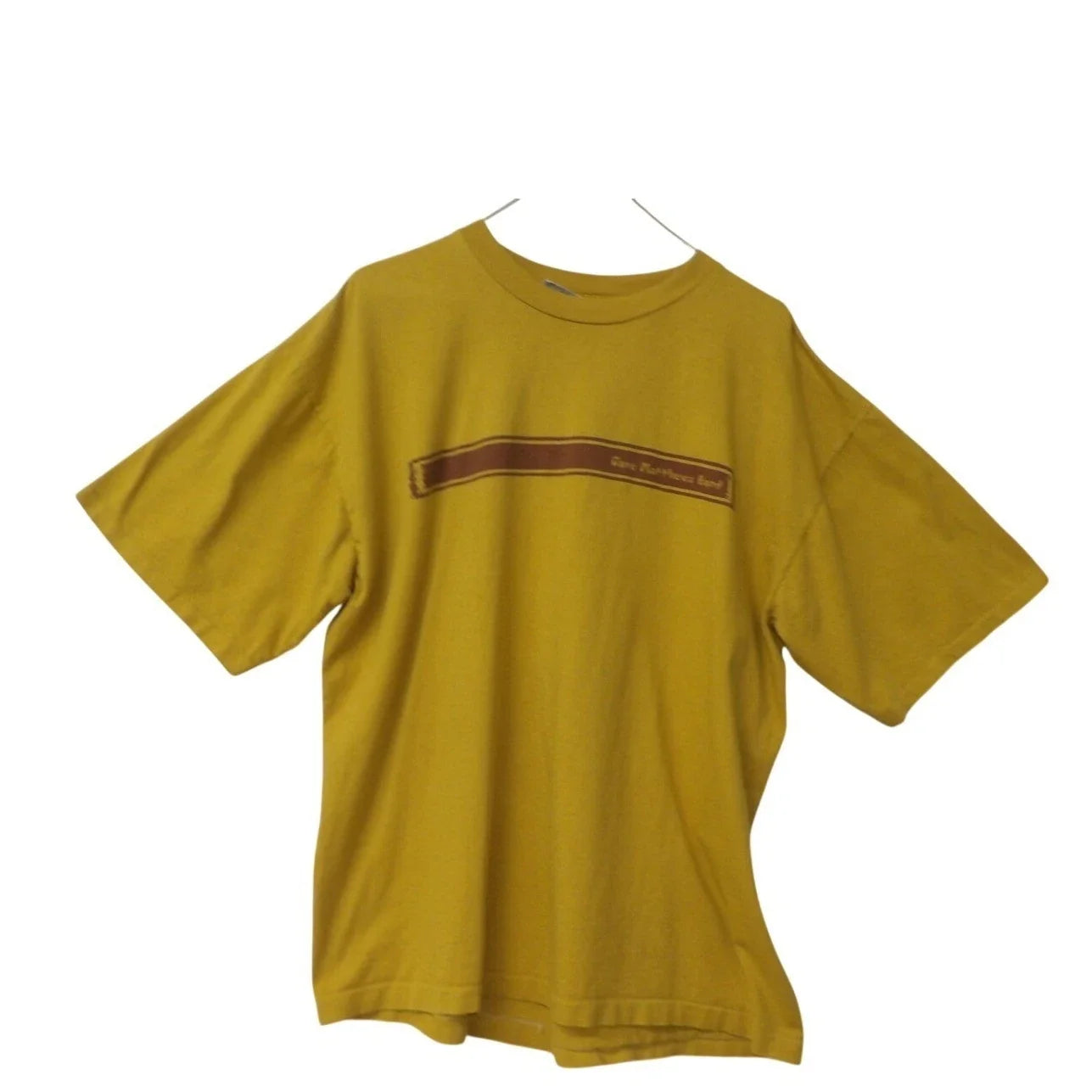 Vintage Dave Matthews Band Shirt XL Mustard Yellow Alore Made in USA Graphic Tee Unisex T-shirt, Sweatshirt, Hoodie, Long Sleeve Tee - T-Shirt, Sweatshirt, Hoodie