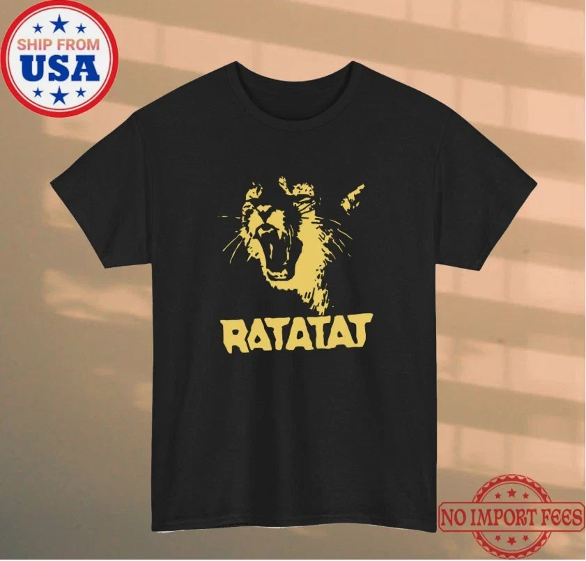 Ratatat Lion Men's Black Size S-5XL Unisex T-shirt, Sweatshirt, Hoodie, Long Sleeve Tee - T-Shirt, Sweatshirt, Hoodie