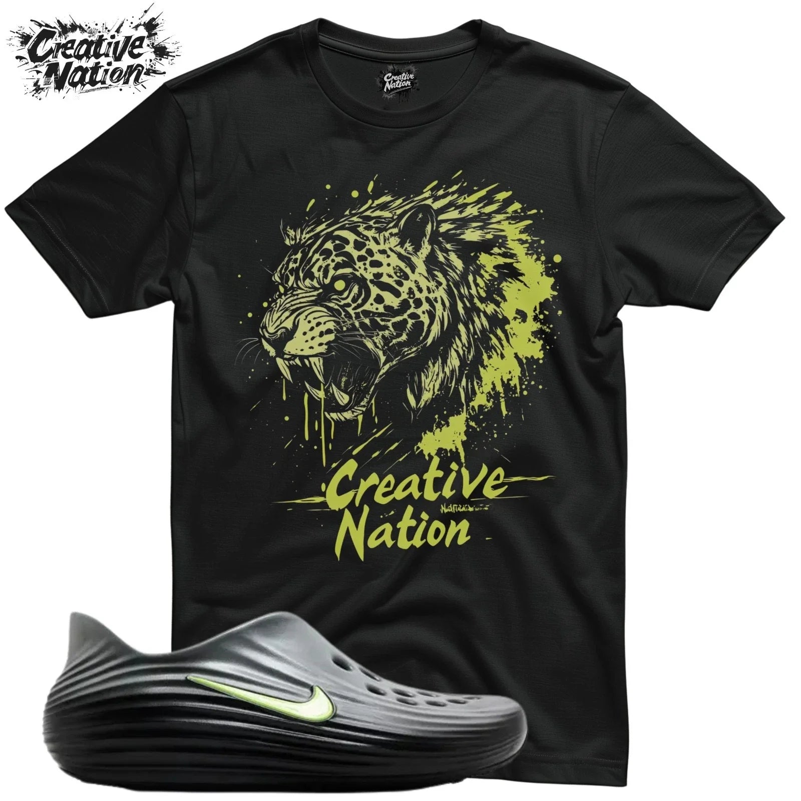 Shirt To Match ReactX Rejuven8 Black Cool Grey Volt Unisex Tee Leopard Shirt Unisex T-shirt, Sweatshirt, Hoodie, Long Sleeve Tee - T-Shirt, Sweatshirt, Hoodie