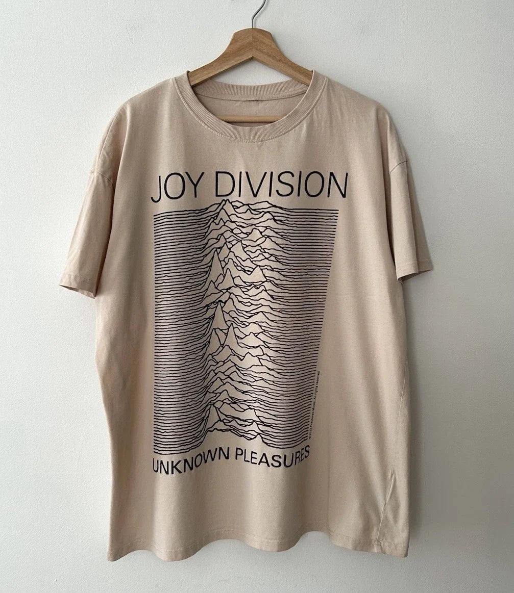 Joy Division Unknown Pleasures T Shirt Y2K Post Punk New Wave Mens Size L/XL Unisex T-shirt, Sweatshirt, Hoodie, Long Sleeve Tee - T-Shirt, Sweatshirt, Hoodie