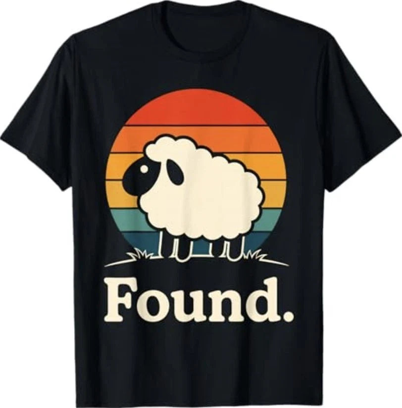 Found Minimalist Sheep Christian Psalm 23 Lamb Christian T-Shirt new Unisex T-shirt, Sweatshirt, Hoodie, Long Sleeve Tee - T-Shirt, Sweatshirt, Hoodie