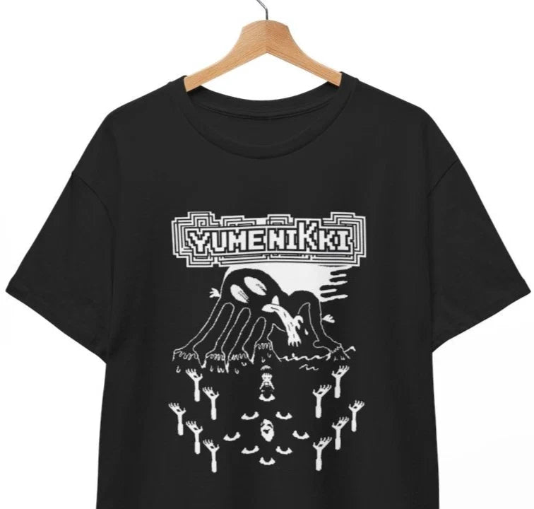 Yume Nikki Dream Diary T-Shirt Madotsuki Horror Game Anime Cult Classic Unisex T Unisex T-shirt, Sweatshirt, Hoodie, Long Sleeve Tee - T-Shirt, Sweatshirt, Hoodie