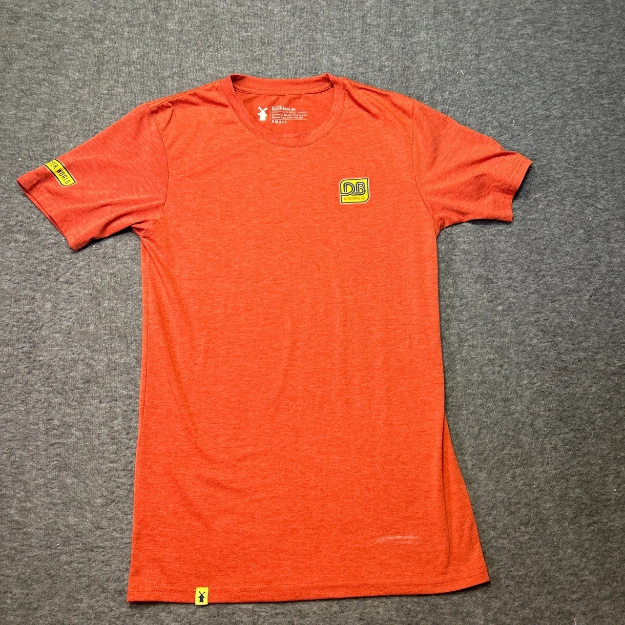 Dutch Bros Coffee Mens Small T-shirt Orange Casual Soft Comfortable Unisex T-shirt, Sweatshirt, Hoodie, Long Sleeve Tee - T-Shirt, Sweatshirt, Hoodie