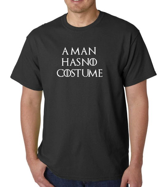 A Man Has No Costume Shirt Funny Halloween Tee Lazy Costume Party Vintage Top Unisex T-shirt, Sweatshirt, Hoodie, Long Sleeve Tee - T-Shirt, Sweatshirt, Hoodie