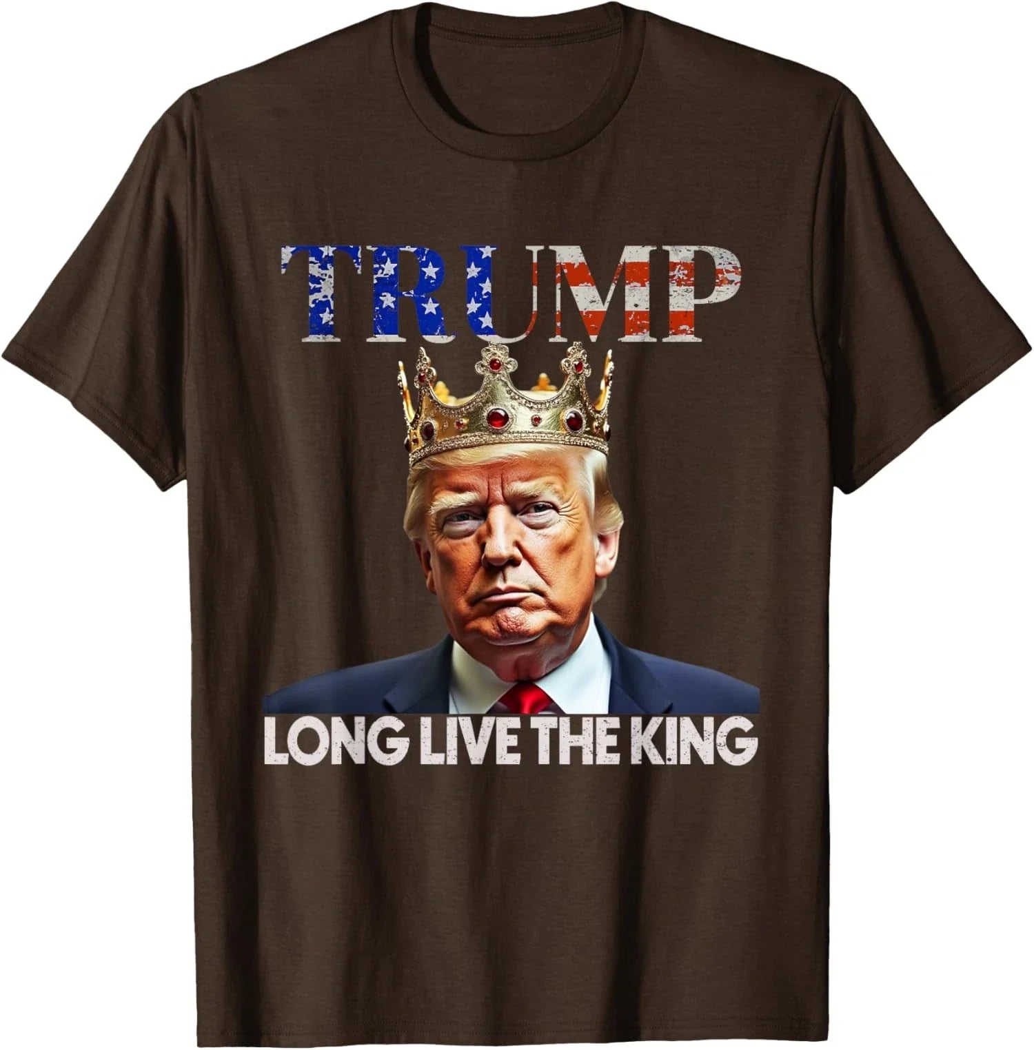 Long Live The King Vintage Retro Trump-inspired Unisex T-Shirt Unisex T-shirt, Sweatshirt, Hoodie, Long Sleeve Tee - T-Shirt, Sweatshirt, Hoodie