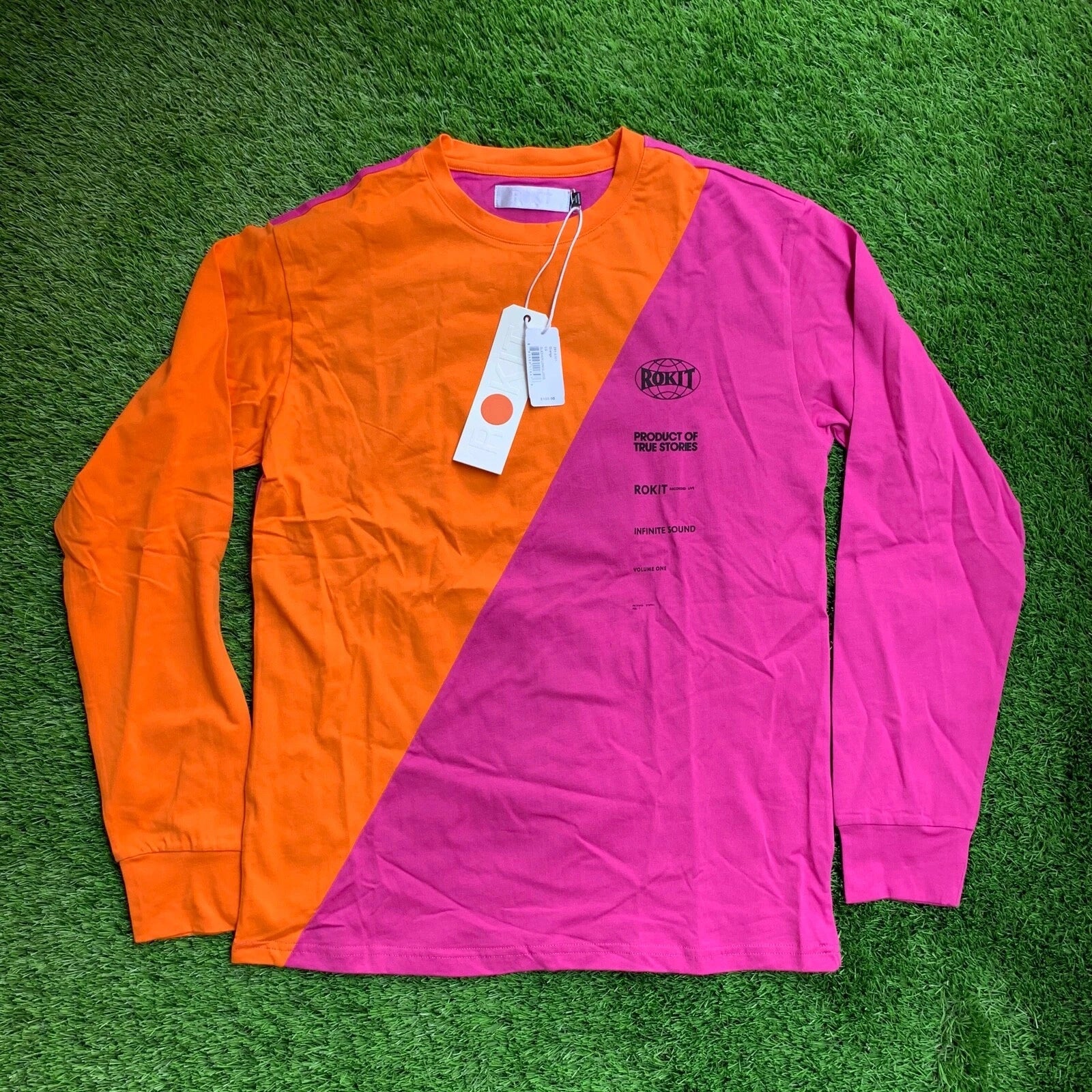 ROKIT Slasher Long Sleeve Tee shirt Street Fashion Double Side Print Men L $100 Unisex T-shirt, Sweatshirt, Hoodie, Long Sleeve Tee - T-Shirt, Sweatshirt, Hoodie