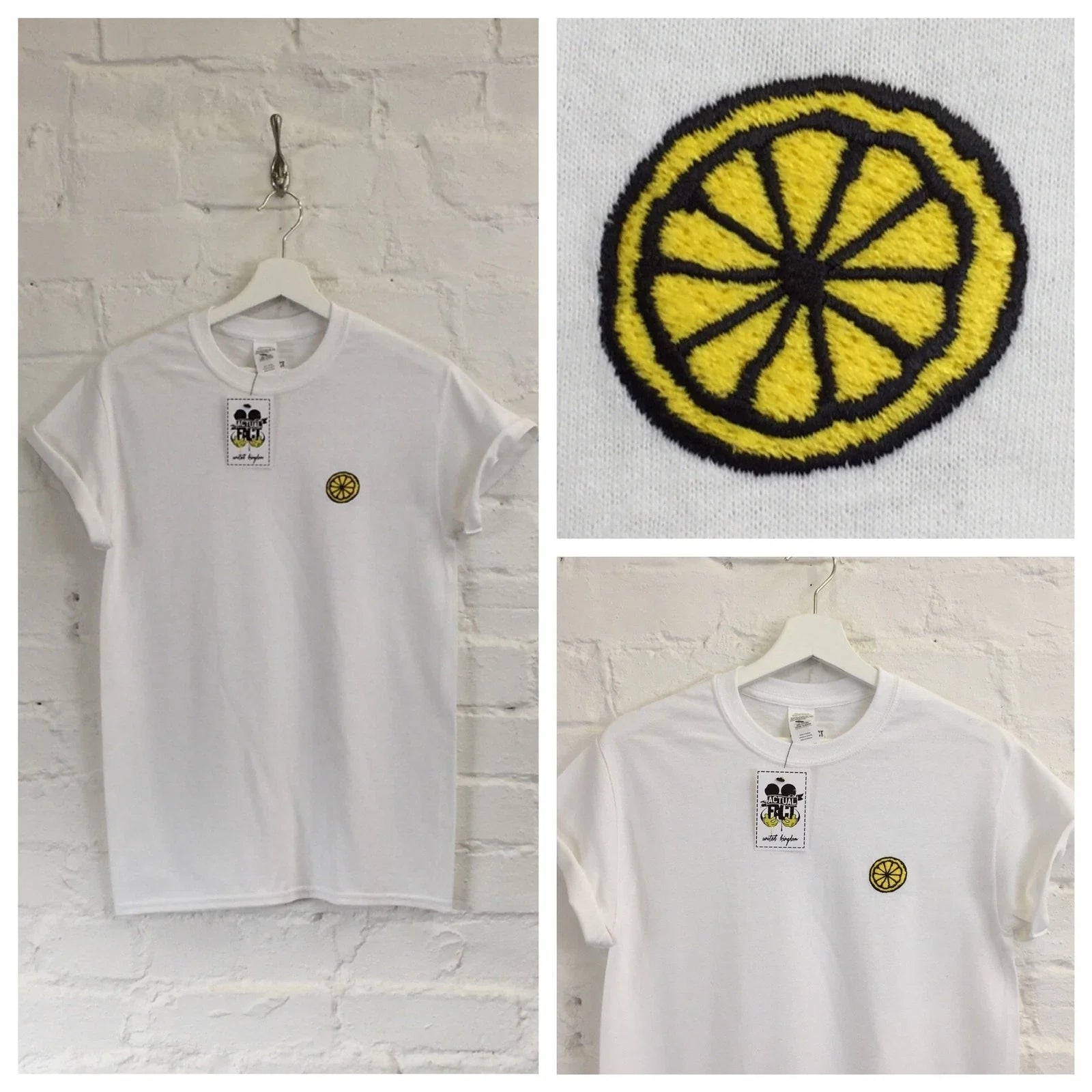 Actual Fact The Stone Roses Embroidered Ian Brown Tee T-Shirt Unisex T-shirt, Sweatshirt, Hoodie, Long Sleeve Tee - T-Shirt, Sweatshirt, Hoodie