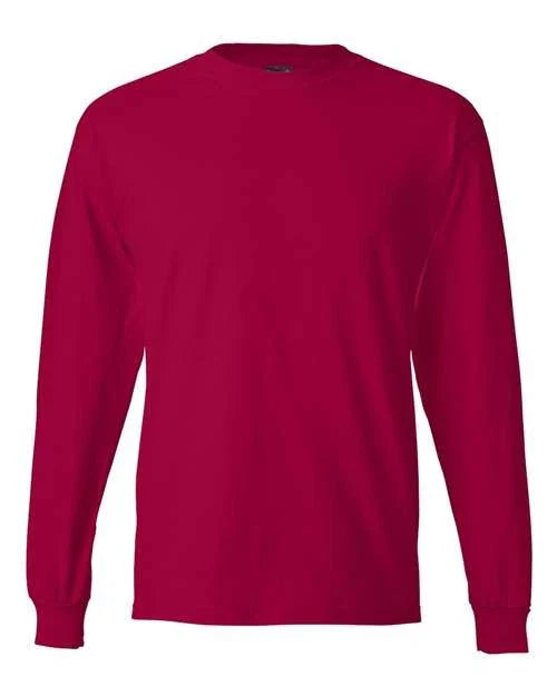 Hanes Unisex Beefy-T Long Sleeve T-Shirt 5186 | 15 Colors S-3XL Unisex T-shirt, Sweatshirt, Hoodie, Long Sleeve Tee - T-Shirt, Sweatshirt, Hoodie