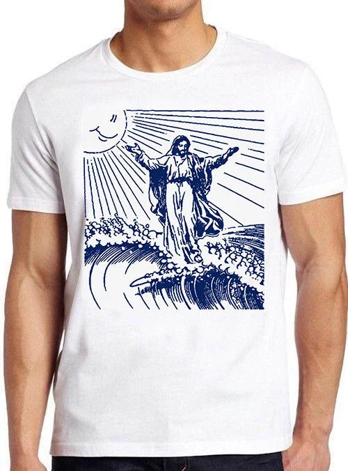 The Wave Off Kanagawa Surfing Jesus Funny Meme Cool Gift Tee T Shirt 8106 Unisex T-shirt, Sweatshirt, Hoodie, Long Sleeve Tee - T-Shirt, Sweatshirt, Hoodie