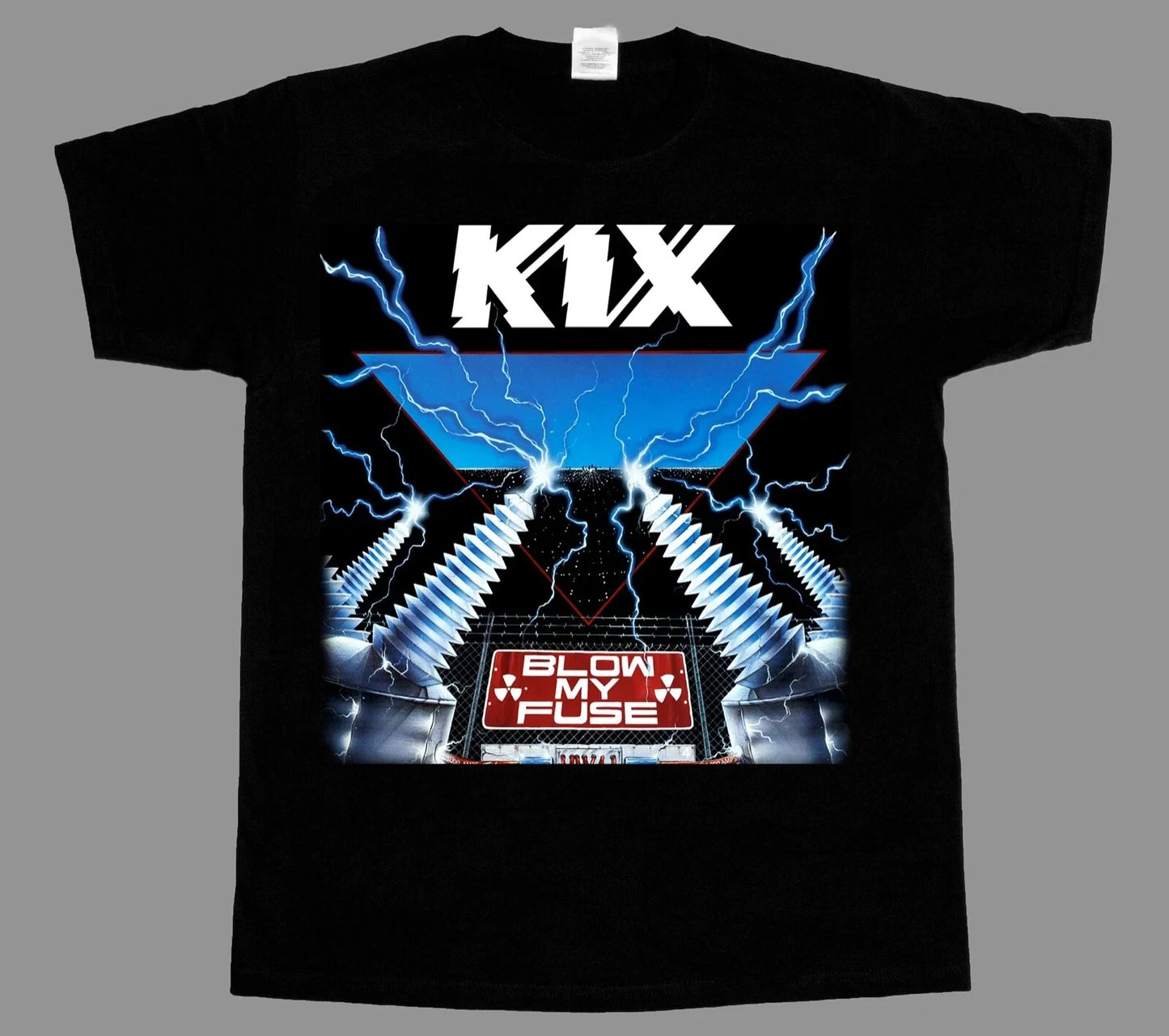 KIX - Blow My Fuse - Shirt - '80s Hard Rock Metal Tee Unisex T-shirt, Sweatshirt, Hoodie, Long Sleeve Tee - T-Shirt, Sweatshirt, Hoodie