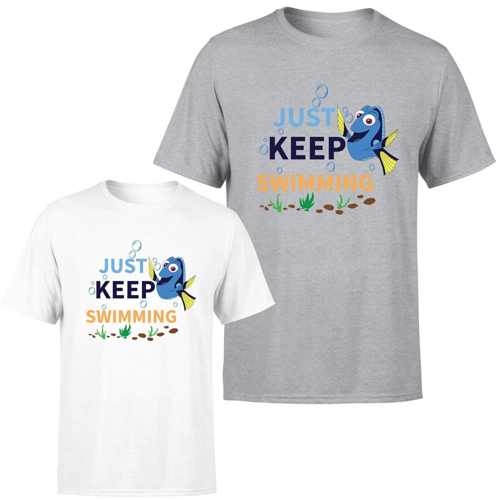 Just Keep Swimming Mens Womens T Shirt Funny Fish Graphic Novelty Tee Top Unisex T-shirt, Sweatshirt, Hoodie, Long Sleeve Tee - T-Shirt, Sweatshirt, Hoodie