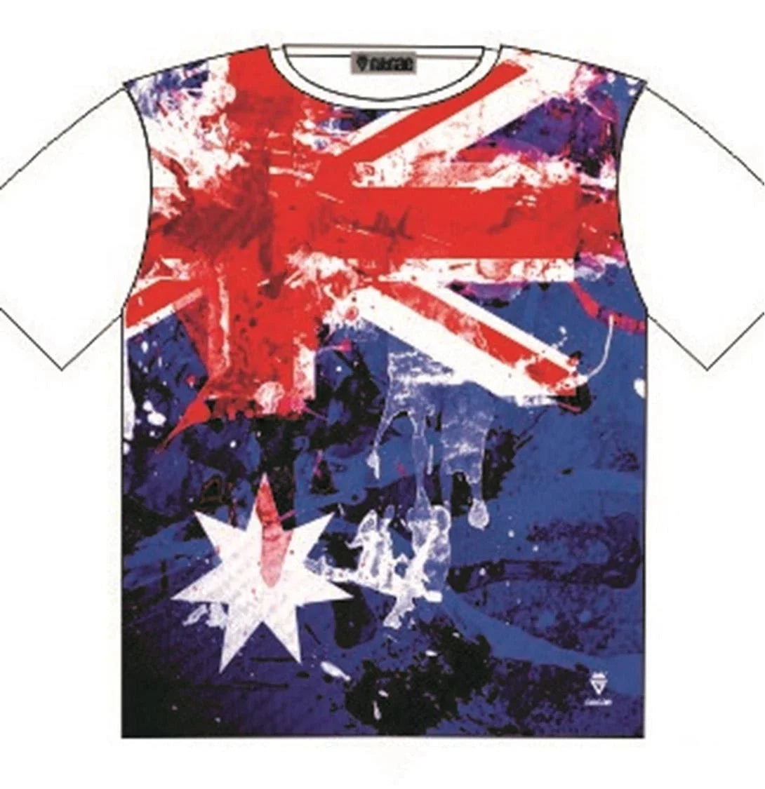 T-Shirt AU Flag Aussie Pride with Attitude Street Fashion Mens Ladies Unisex T-shirt, Sweatshirt, Hoodie, Long Sleeve Tee - T-Shirt, Sweatshirt, Hoodie