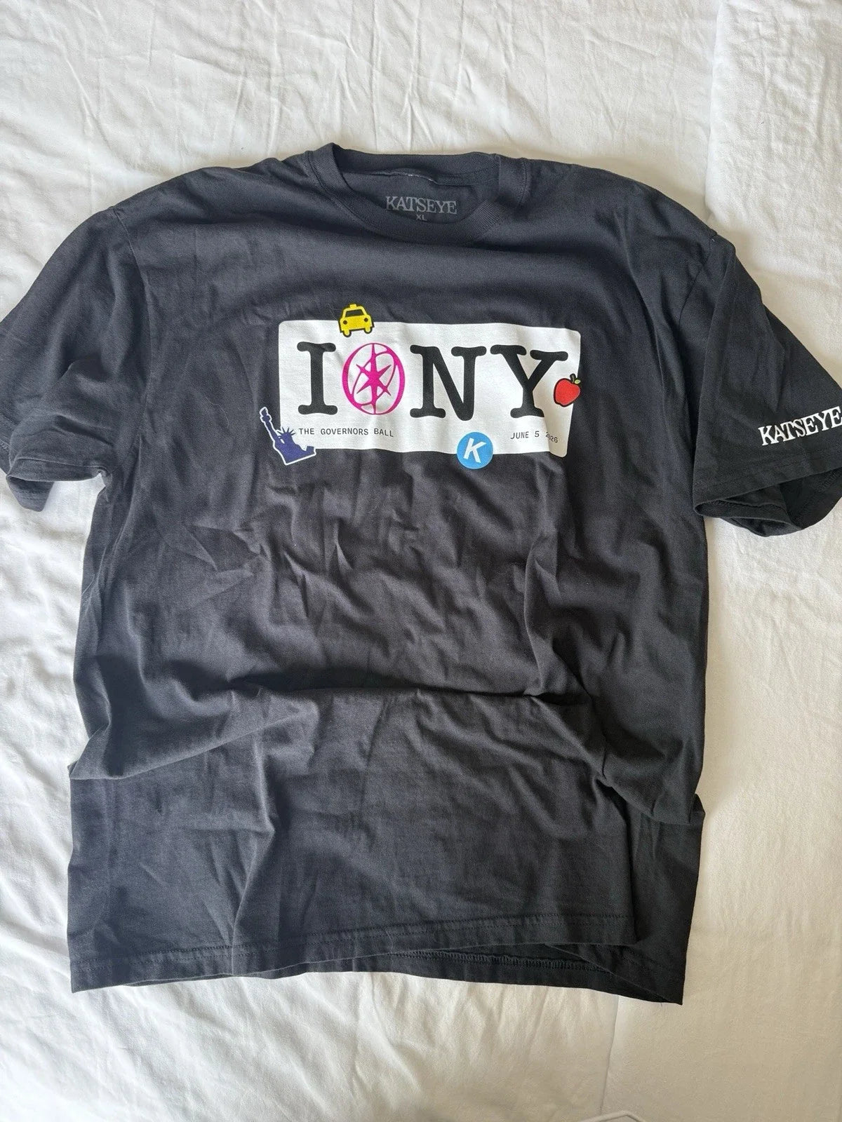 katseye new york city gov ball governors ball exclusive shirt t shirt merch Unisex T-shirt, Sweatshirt, Hoodie, Long Sleeve Tee - T-Shirt, Sweatshirt, Hoodie