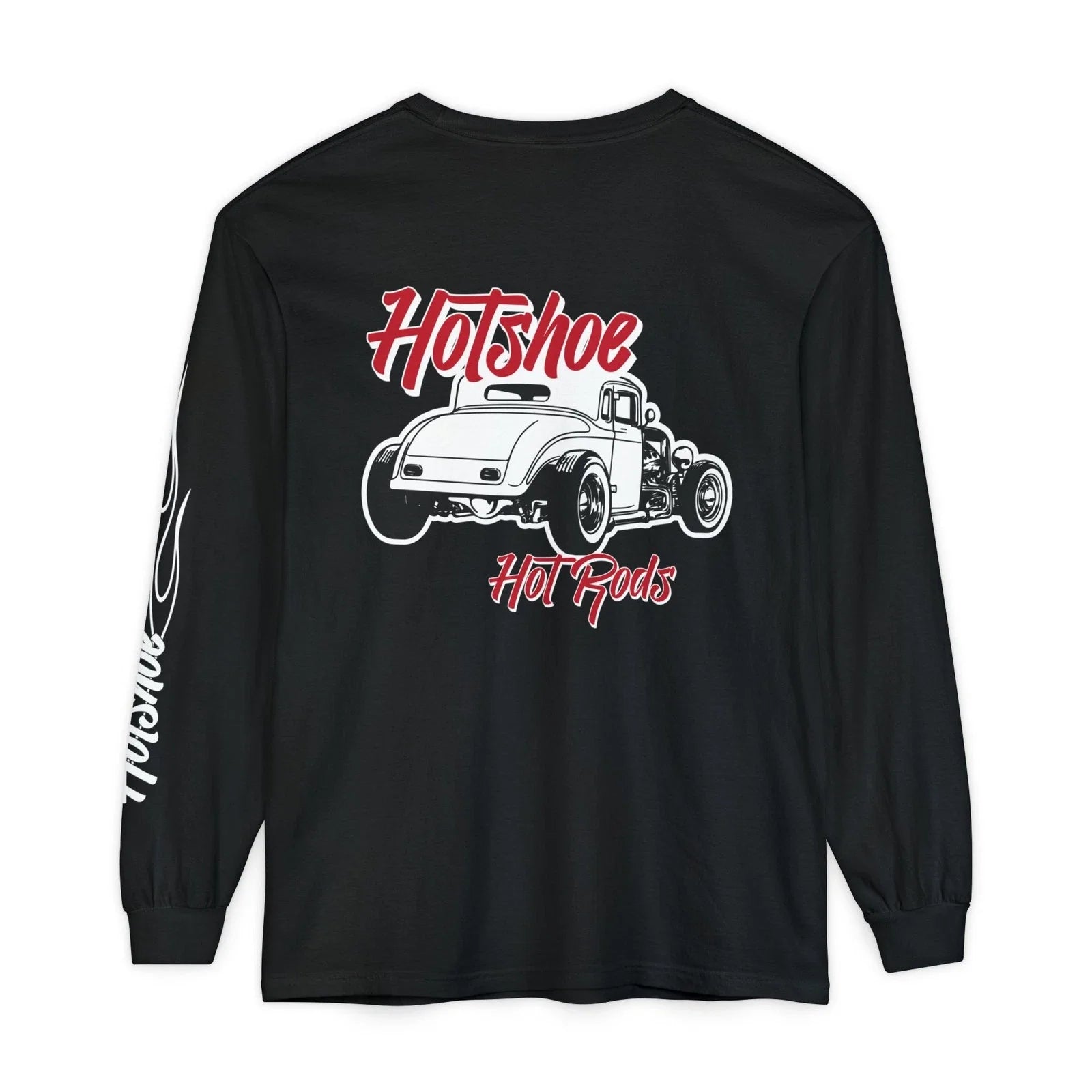 Hotshoe Hot Rods "Red Letters" Original Classic Design Unisex T-shirt, Sweatshirt, Hoodie, Long Sleeve Tee - T-Shirt, Sweatshirt, Hoodie