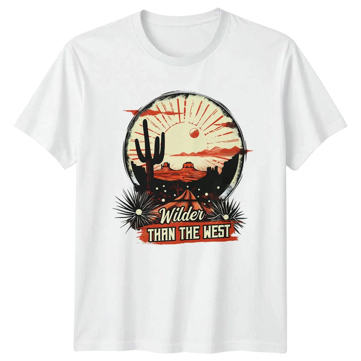Wilder Than The West T-Shirt Desert Southwestern Birthday Gift For Him Unisex T-shirt, Sweatshirt, Hoodie, Long Sleeve Tee - T-Shirt, Sweatshirt, Hoodie