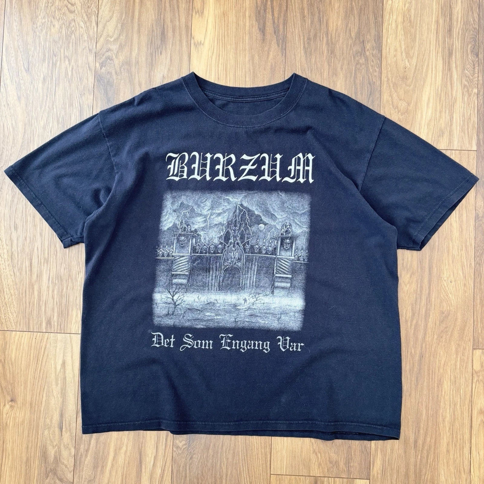 Vintage 1BURZUM Band Tshirt XL Black Metal Mayhem Darkthrone 2000s Y2K Unisex T-shirt, Sweatshirt, Hoodie, Long Sleeve Tee - T-Shirt, Sweatshirt, Hoodie