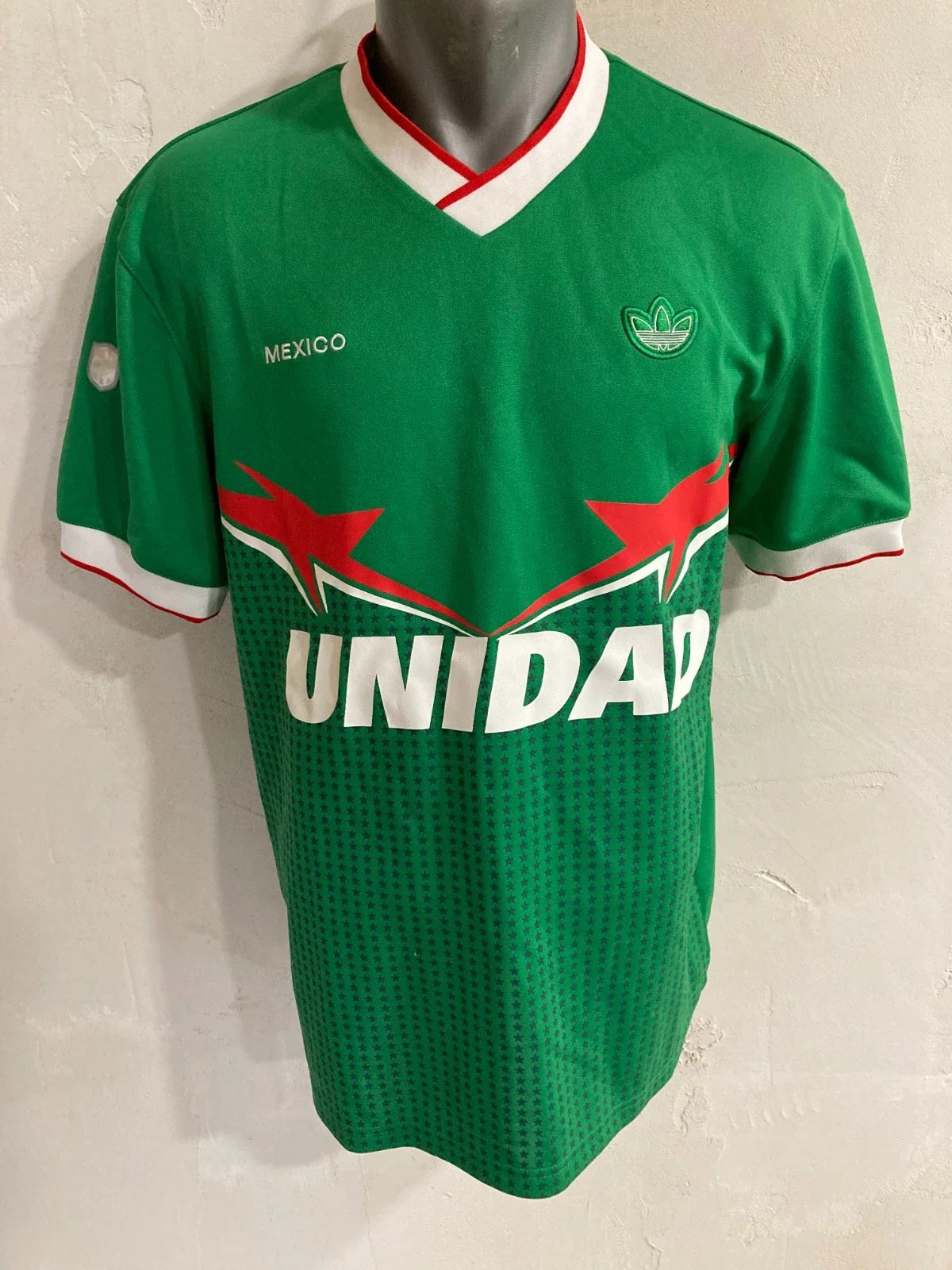 Mexico Unidad Soccer Jersey Retro Green Men's US M / EU 48-50 Unisex T-shirt, Sweatshirt, Hoodie, Long Sleeve Tee - T-Shirt, Sweatshirt, Hoodie