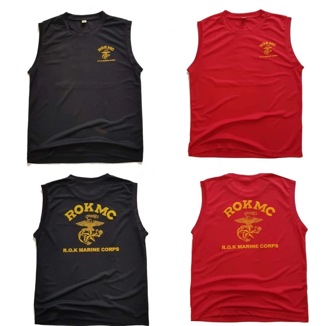 Korea Army Military ROK Marine Corps Cool Dry Mash Muscle Fit Sleeveless Shirt Unisex T-shirt, Sweatshirt, Hoodie, Long Sleeve Tee - T-Shirt, Sweatshirt, Hoodie