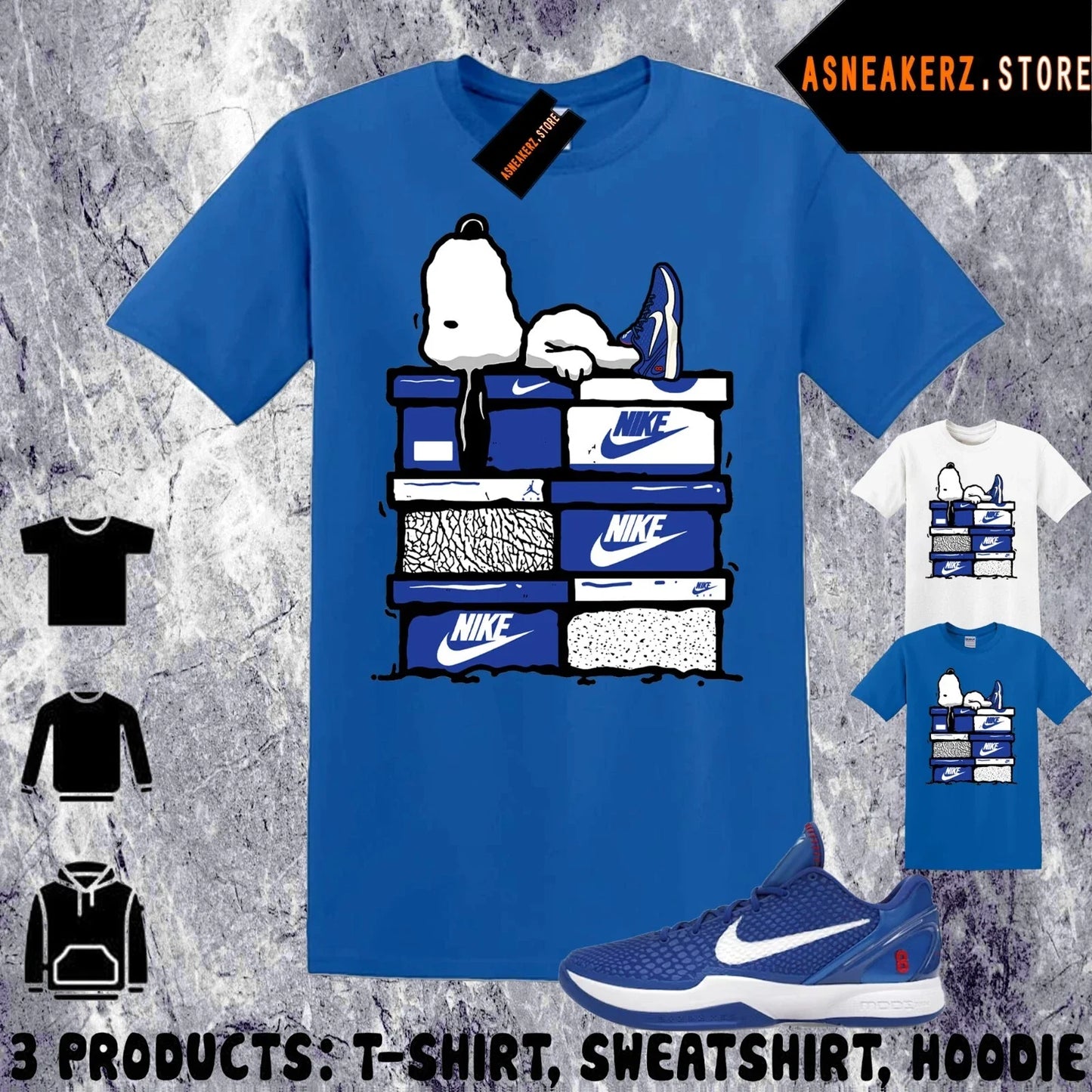 Shirt To Match Kobe 6 Protro Dodgers 2025 Sneaker Matching Tee Sneakerhead S Dog Unisex T-shirt, Sweatshirt, Hoodie, Long Sleeve Tee - T-Shirt, Sweatshirt, Hoodie