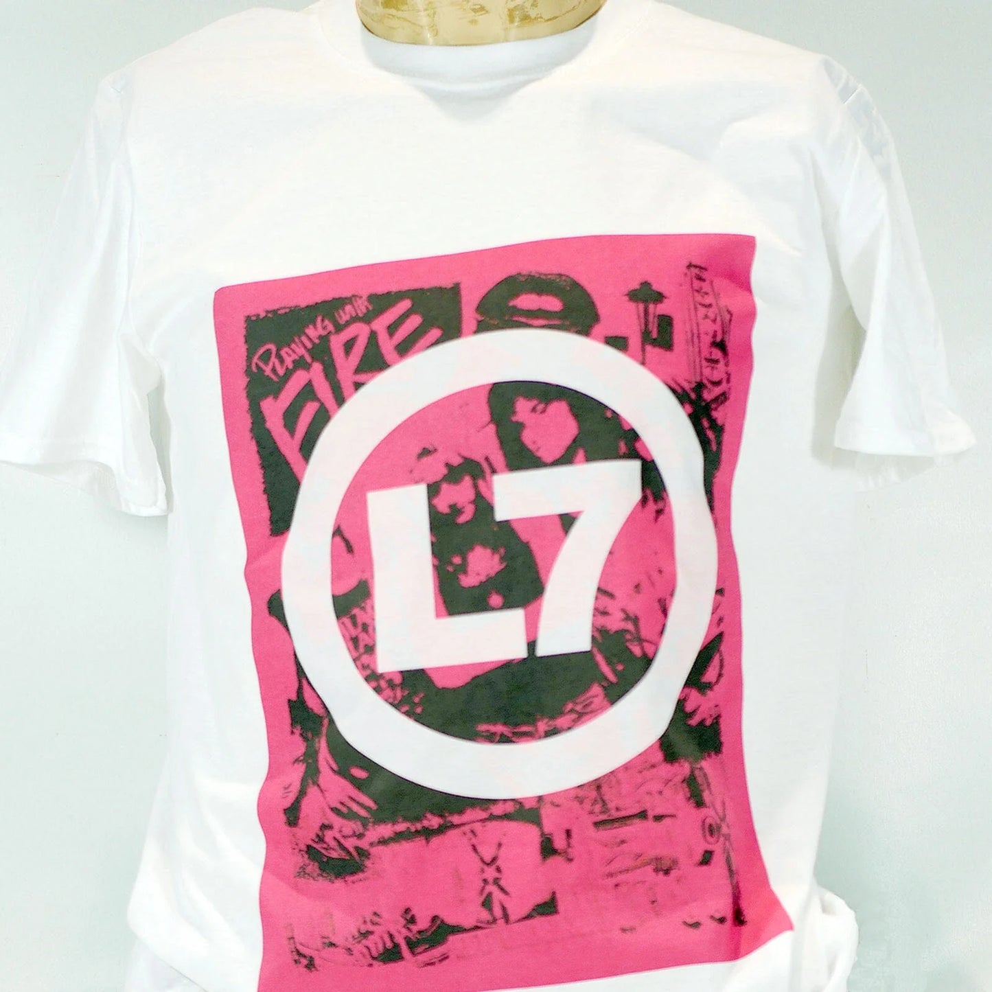 L7 Metal Punk Rock Short Sleeve White Unisex T-shirt S-3XL Unisex T-shirt, Sweatshirt, Hoodie, Long Sleeve Tee - T-Shirt, Sweatshirt, Hoodie