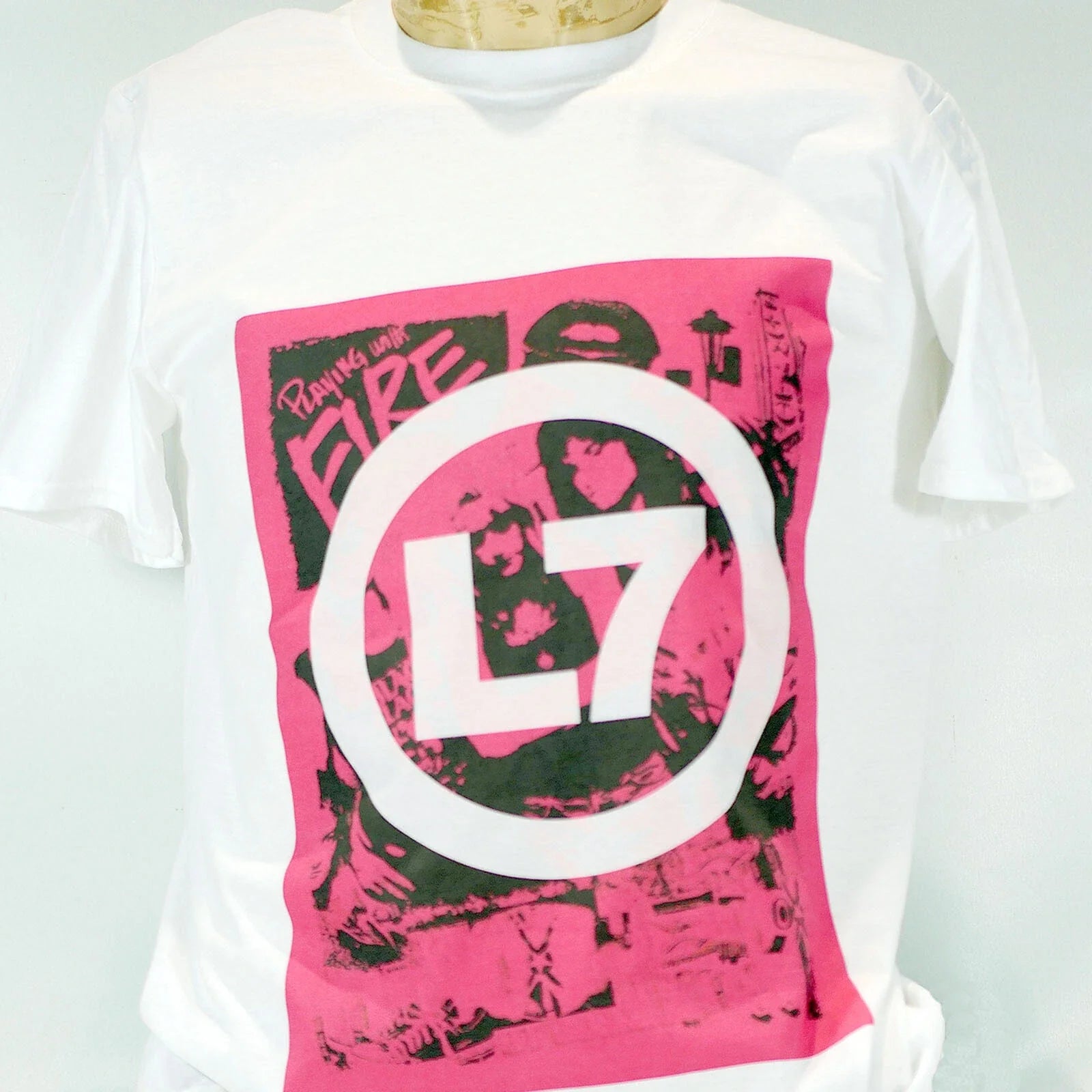 L7 Metal Punk Rock Short Sleeve White Unisex T-shirt S-3XL Unisex T-shirt, Sweatshirt, Hoodie, Long Sleeve Tee - T-Shirt, Sweatshirt, Hoodie