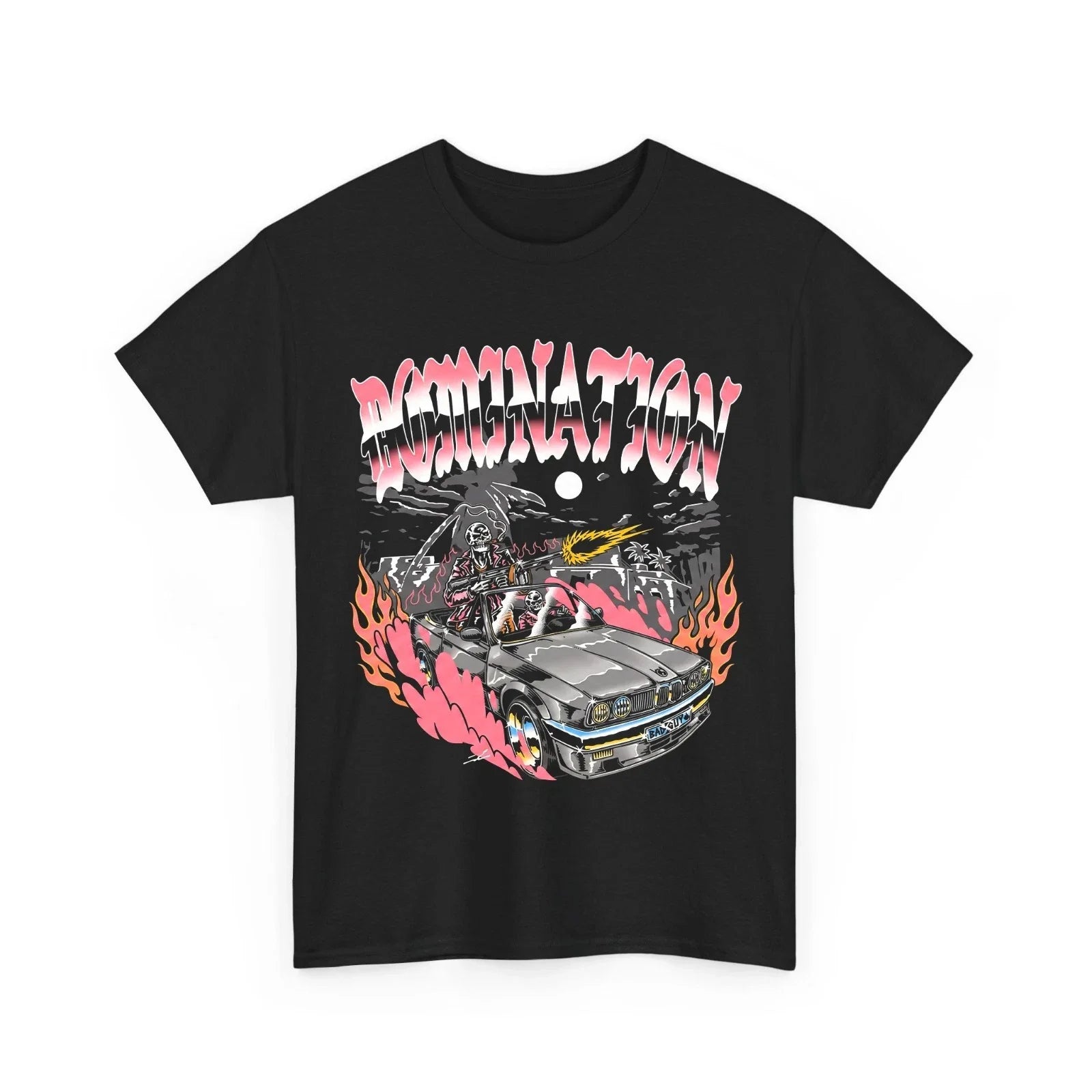 Domination Skeleton Car Streetwear Graphic Tee Unisex T-shirt, Sweatshirt, Hoodie, Long Sleeve Tee - T-Shirt, Sweatshirt, Hoodie