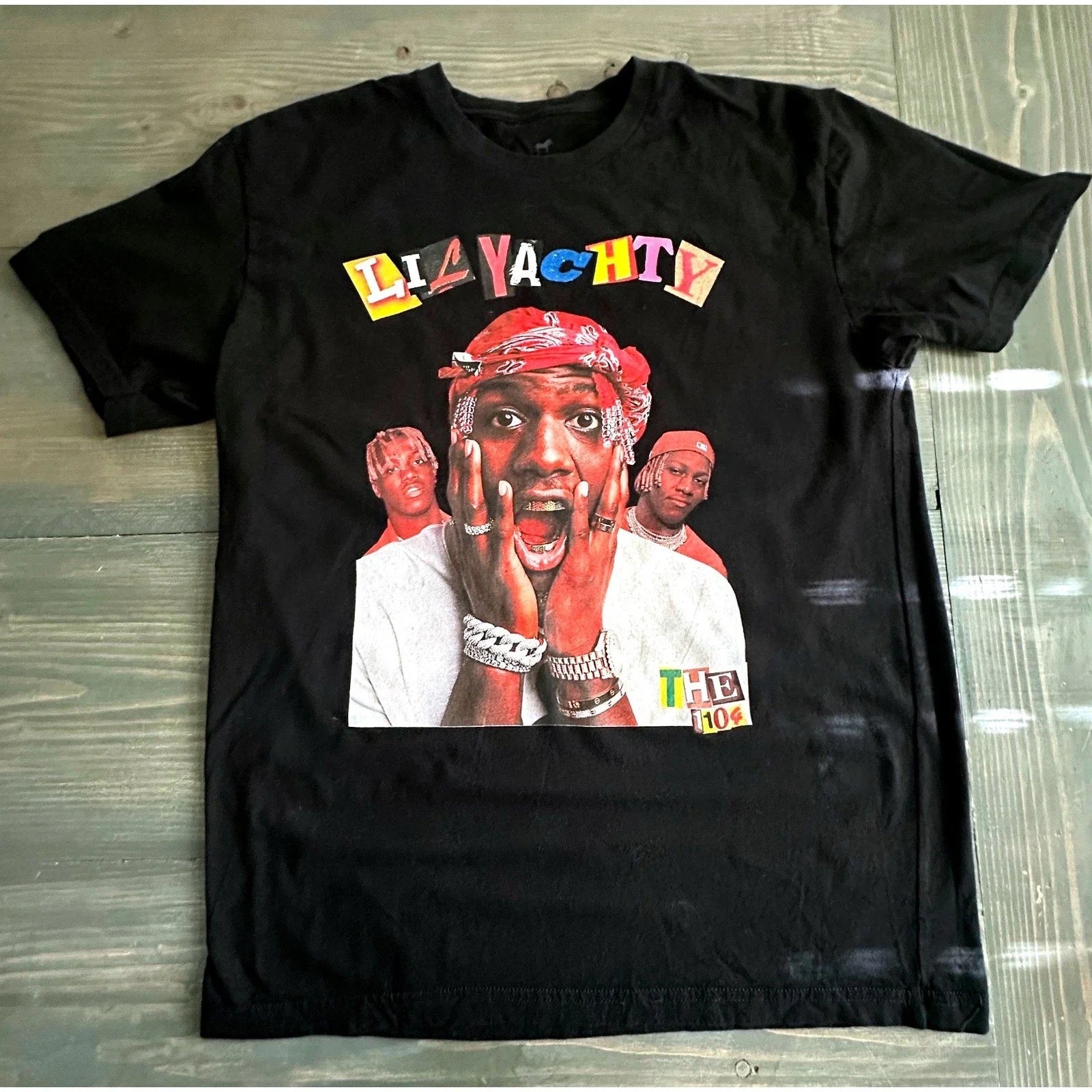 Lil Yachty Graphic Unisex T-Shirt Black Sticker Mule Custom Rap Hip-Hop Size L Unisex T-shirt, Sweatshirt, Hoodie, Long Sleeve Tee - T-Shirt, Sweatshirt, Hoodie