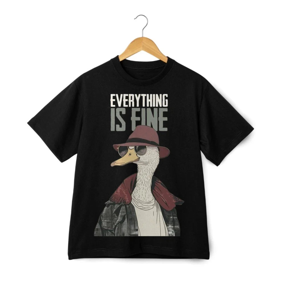 Duck Graphic T-Shirt - Cool Streetwear Vintage Retro Funny Casual Tee Unisex T-shirt, Sweatshirt, Hoodie, Long Sleeve Tee - T-Shirt, Sweatshirt, Hoodie