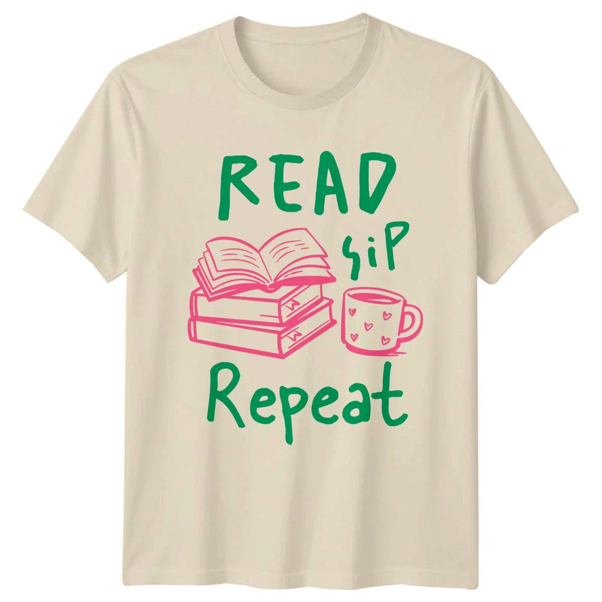 Read Sip Repeat T-Shirt Book Lovers Reading Birthday Gift For Him And Her Unisex T-shirt, Sweatshirt, Hoodie, Long Sleeve Tee - T-Shirt, Sweatshirt, Hoodie