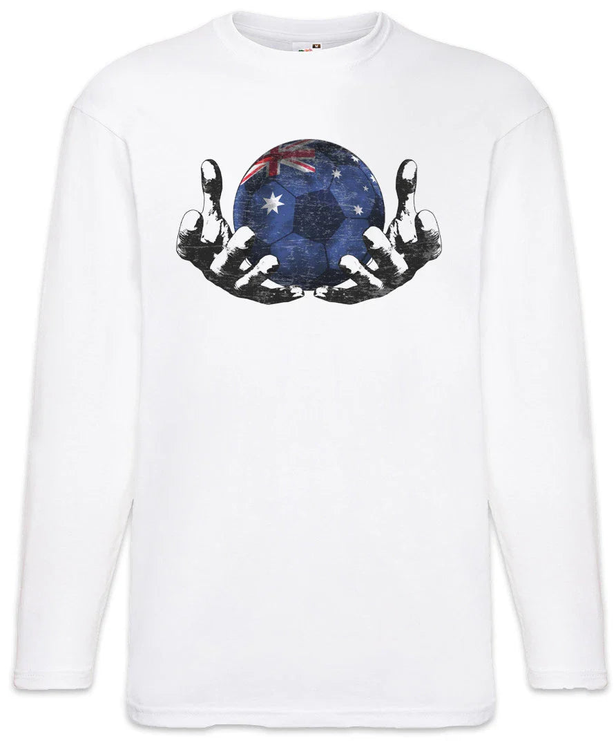 Australia Football Magic Ball Men Long Sleeve T-Shirt australian Soccer Flag Unisex T-shirt, Sweatshirt, Hoodie, Long Sleeve Tee - T-Shirt, Sweatshirt, Hoodie