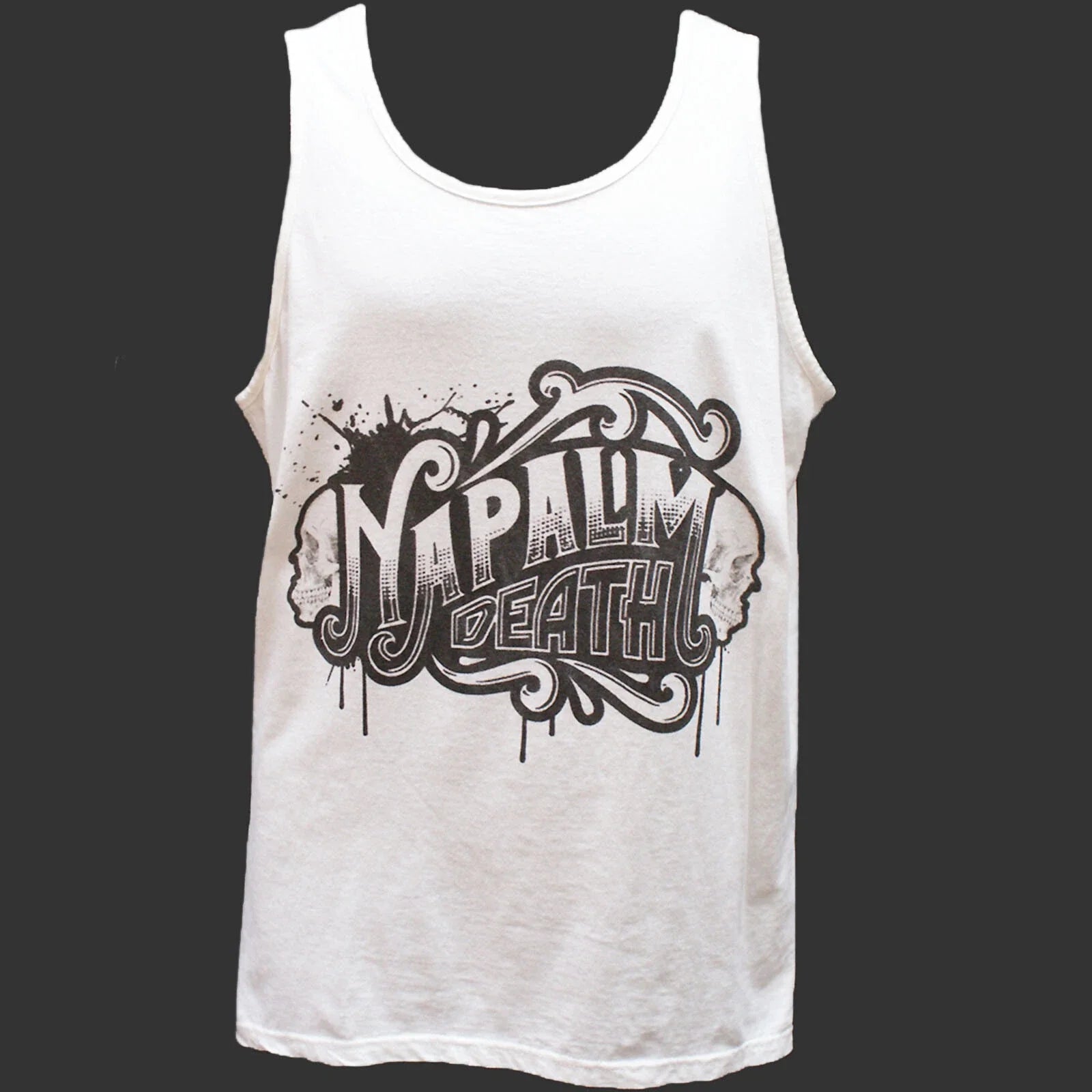 Napalm Death Hardcore Punk Rock Metal T-SHIRT vest top unisex white S-2XL Unisex T-shirt, Sweatshirt, Hoodie, Long Sleeve Tee - T-Shirt, Sweatshirt, Hoodie