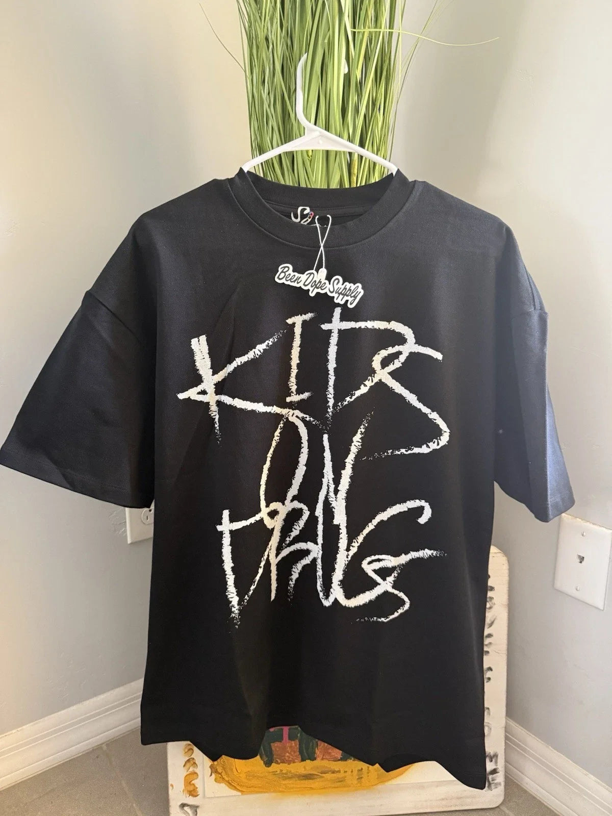Mens Heavyweight Black T-Shirt 305 GSM Earth Tone KOD Medium Been Dope Supply Unisex T-shirt, Sweatshirt, Hoodie, Long Sleeve Tee - T-Shirt, Sweatshirt, Hoodie