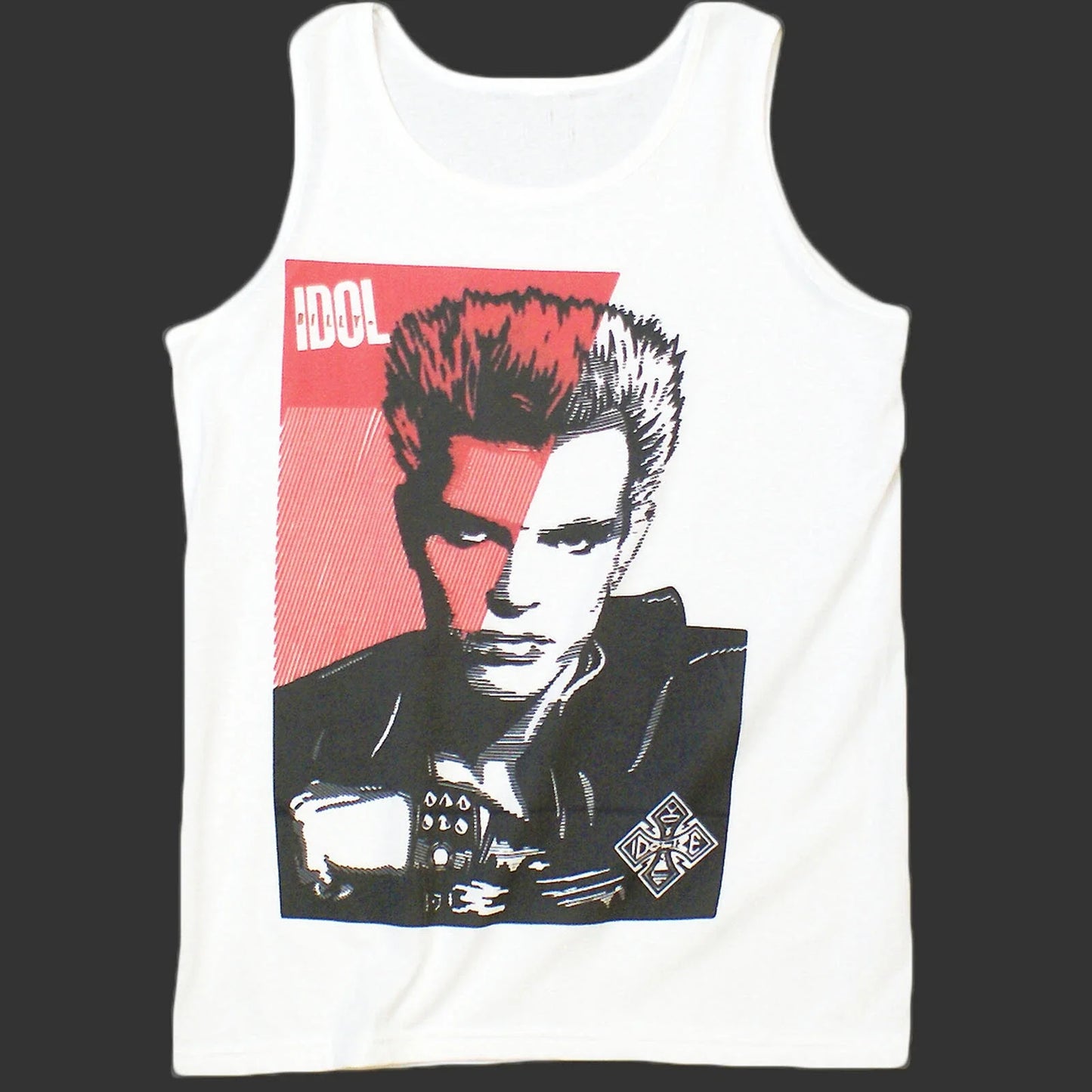 Billy Idol Pop Punk Rock T-SHIRT vest top unisex white S-2XL Unisex T-shirt, Sweatshirt, Hoodie, Long Sleeve Tee - T-Shirt, Sweatshirt, Hoodie