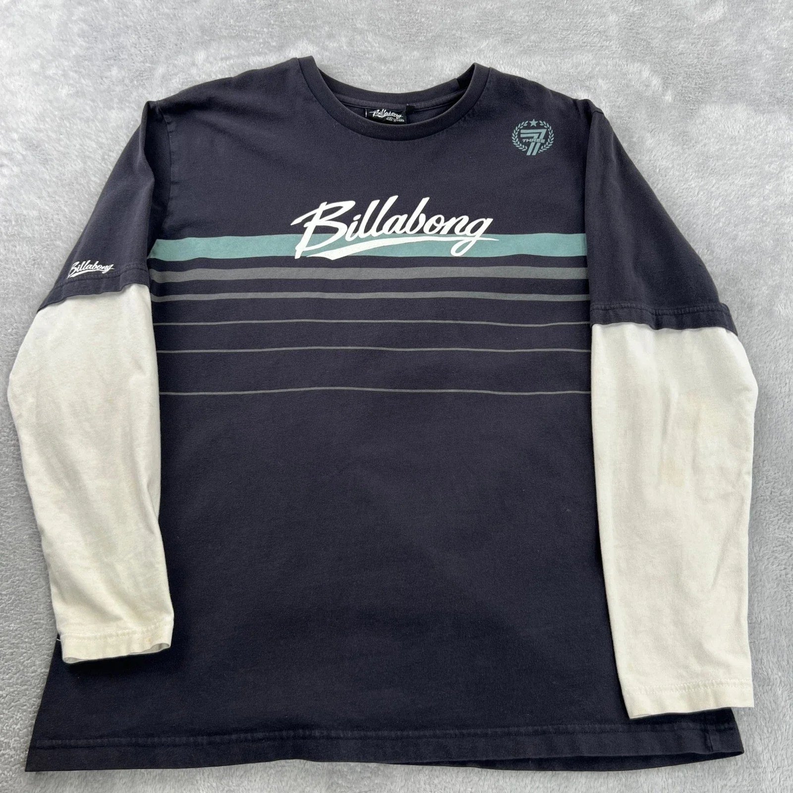 Billabong Y2K Graphic Long Sleeve T-Shirt XL Black Men Vintage Surf Skate Retro Unisex T-shirt, Sweatshirt, Hoodie, Long Sleeve Tee - T-Shirt, Sweatshirt, Hoodie