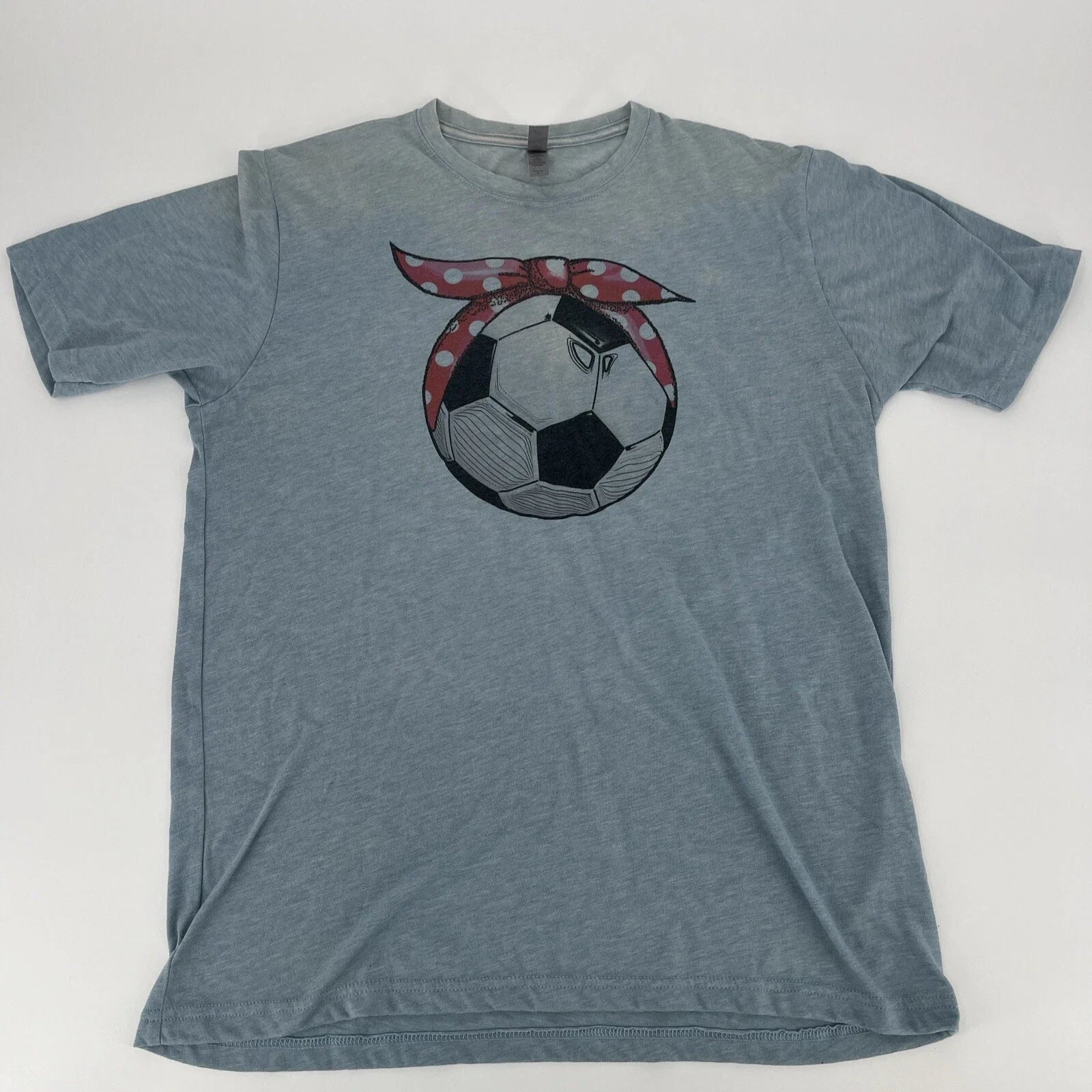Soccer Ball T-Shirt - Next Level - Mens Large Tee - VGUC Unisex T-shirt, Sweatshirt, Hoodie, Long Sleeve Tee - T-Shirt, Sweatshirt, Hoodie