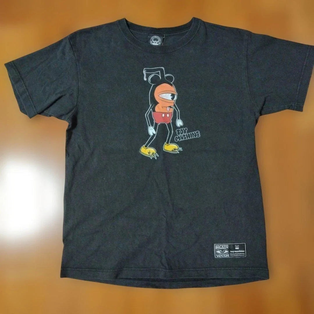 TOY MACHINE Graphic T-Shirt Black M Crew Neck Street Style Unisex T-shirt, Sweatshirt, Hoodie, Long Sleeve Tee - T-Shirt, Sweatshirt, Hoodie