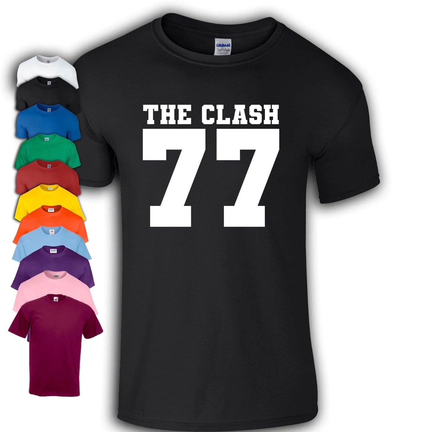 The Clash 77 T-Shirt | Joe Strummer | Punk | New Wave Unisex T-shirt, Sweatshirt, Hoodie, Long Sleeve Tee - T-Shirt, Sweatshirt, Hoodie