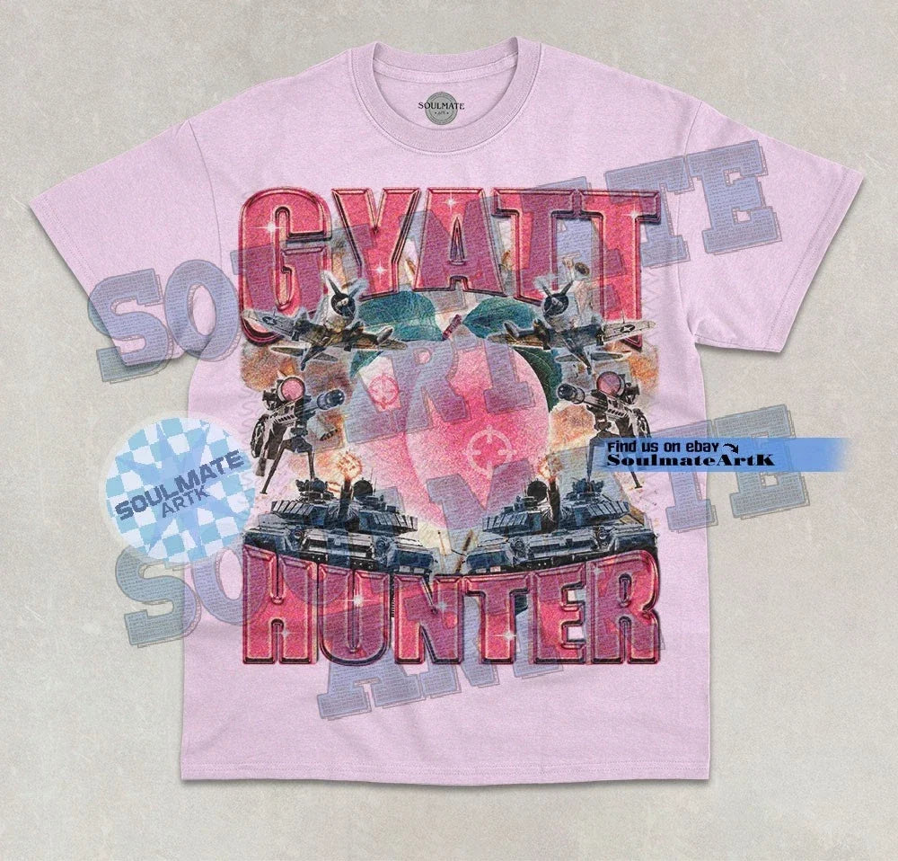 Gyatt Hunter T-Shirt Funny Gen Z Humor Meme Bootleg Graphic Unisex Joke Shirt Unisex T-shirt, Sweatshirt, Hoodie, Long Sleeve Tee - T-Shirt, Sweatshirt, Hoodie