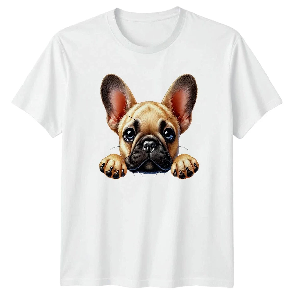 Cute French Bulldog Puppy Peeking T-Shirt French Bulldog Dog Pet Birthday Unisex T-shirt, Sweatshirt, Hoodie, Long Sleeve Tee - T-Shirt, Sweatshirt, Hoodie