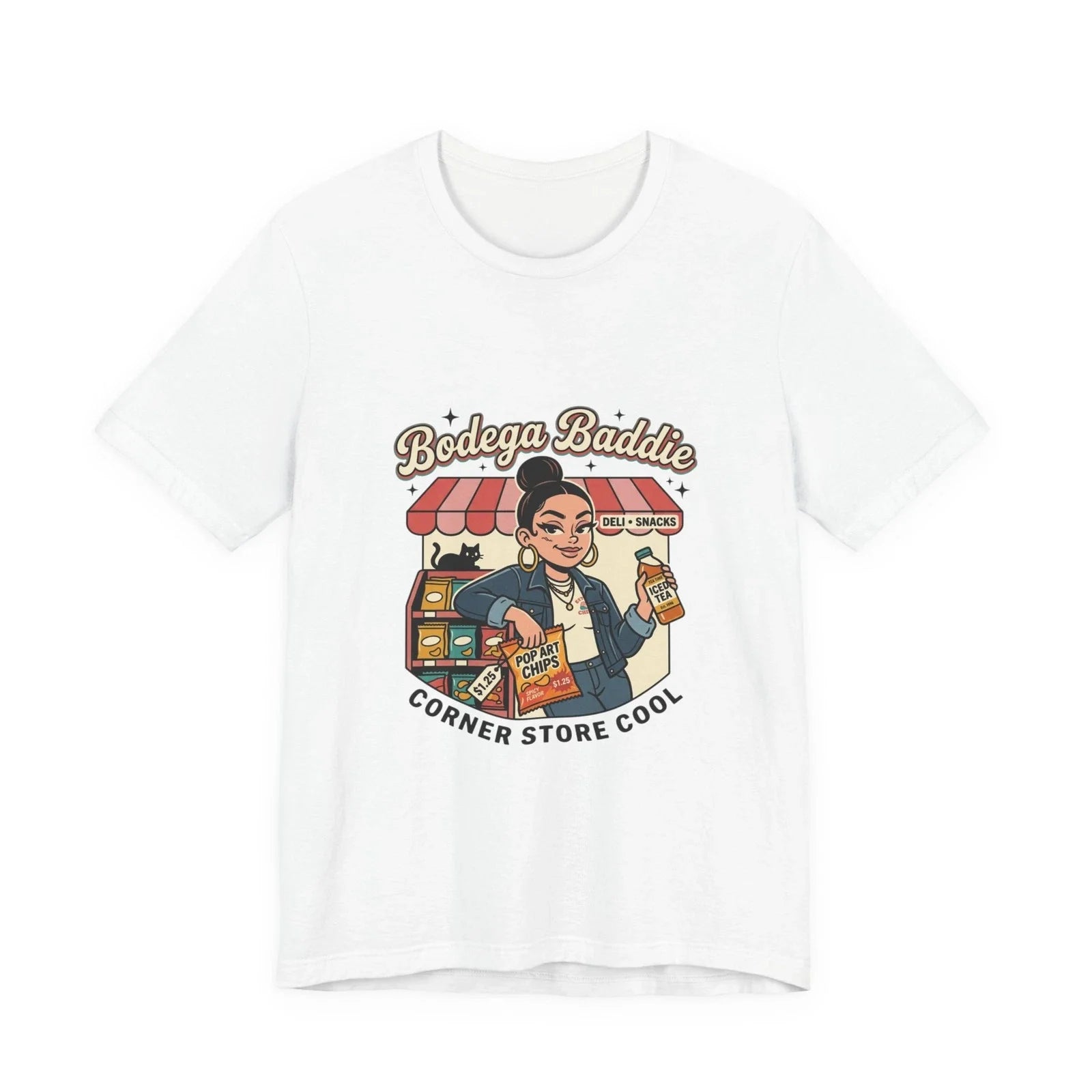 Bodega Baddie Tee | NYC Spanglish, Y2K Deli Sign Vibe Unisex T-shirt, Sweatshirt, Hoodie, Long Sleeve Tee - T-Shirt, Sweatshirt, Hoodie