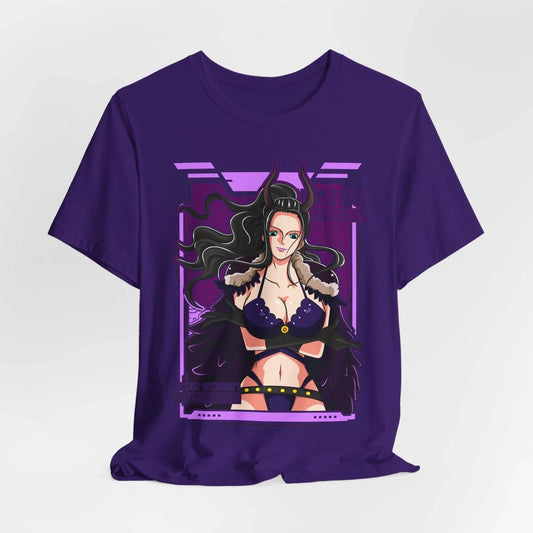 Anime Graphic Tee, Sexy Waifu Nico Robin Shirt, Unisex Jersey Top, Anime Fan Unisex T-shirt, Sweatshirt, Hoodie, Long Sleeve Tee - T-Shirt, Sweatshirt, Hoodie