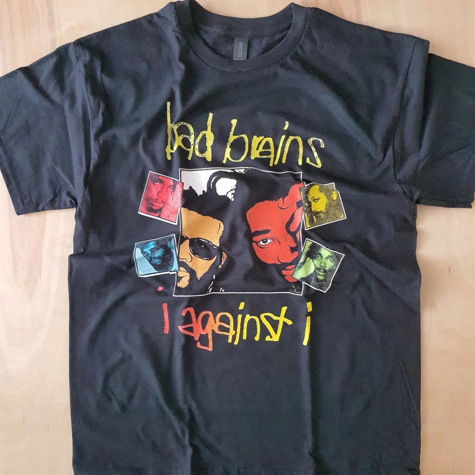 BAD BRAINS I AGAINST I VINTAGE VIBE RETRO STYLE BAND TEE T SHIRT Unisex T-shirt, Sweatshirt, Hoodie, Long Sleeve Tee - T-Shirt, Sweatshirt, Hoodie